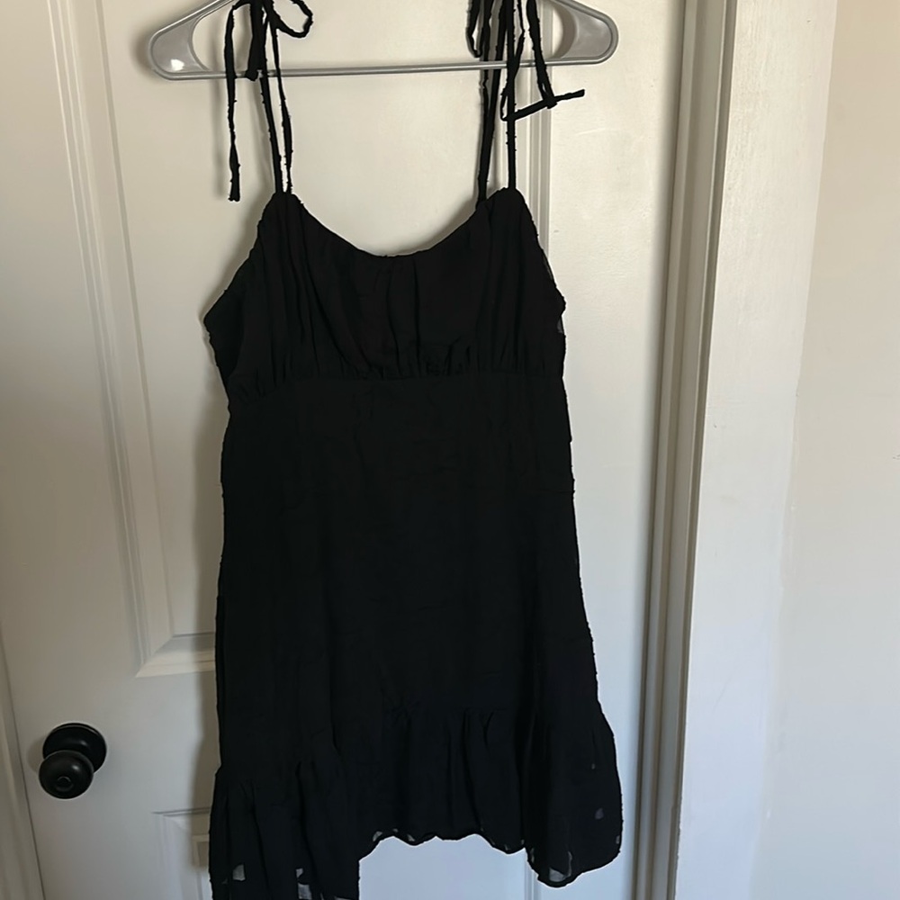 Black flowy dress